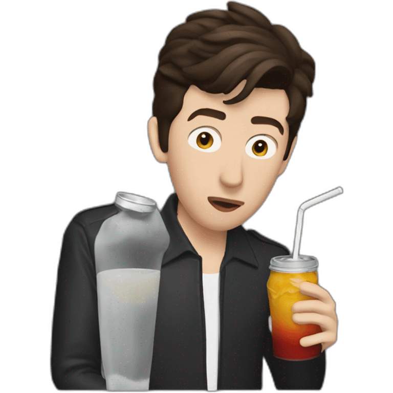 alex turner drinking mate emoji