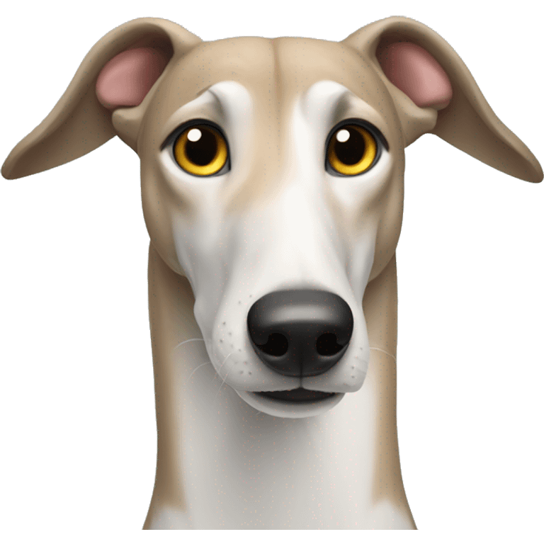 Russian greyhound dog emoji