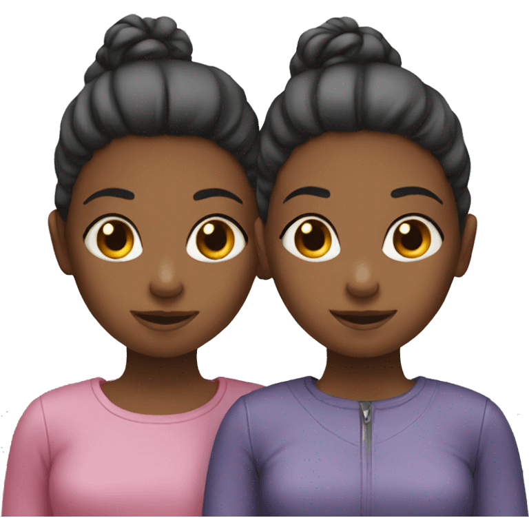 Two girls  emoji