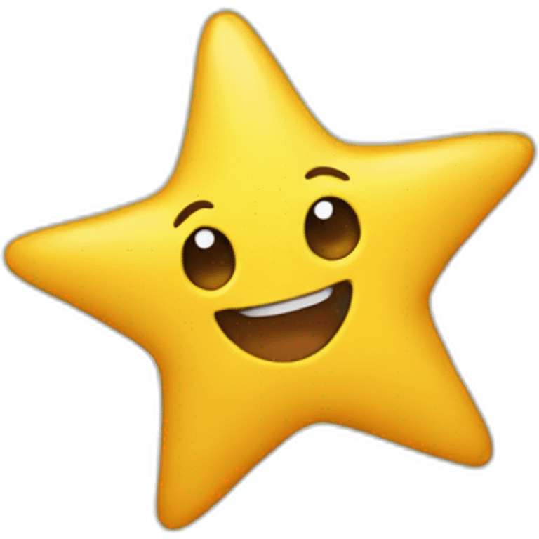 Happy star emoji