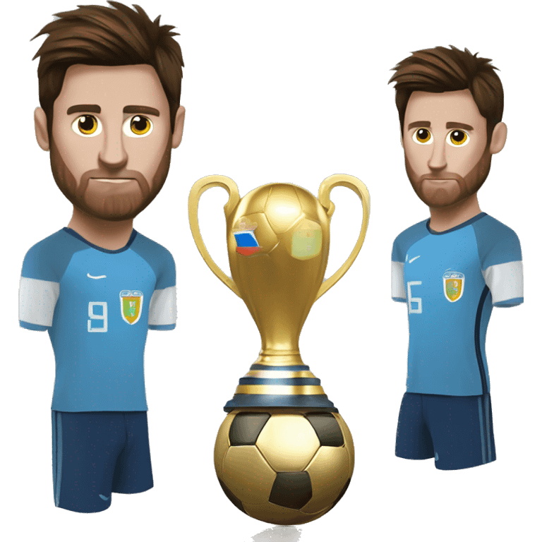 Messi qui solece la coupe du monde emoji