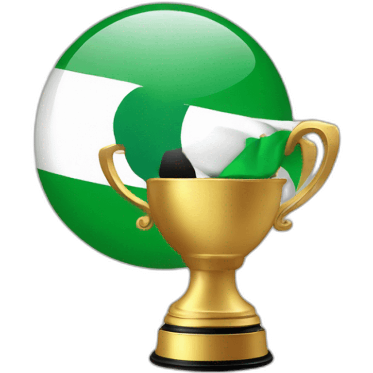 African Cup and Algeria flag emoji