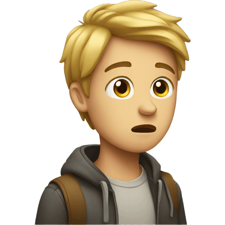 confused boy emoji