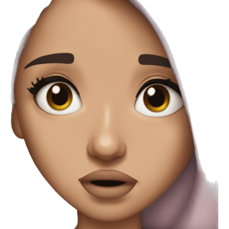 ariana grande crying emoji