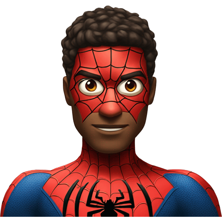 Half  spiderman half vemo emoji