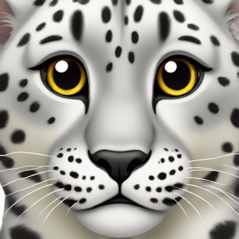 snow leopard emoji