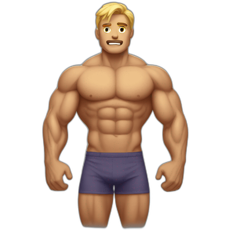 muscular man emoji