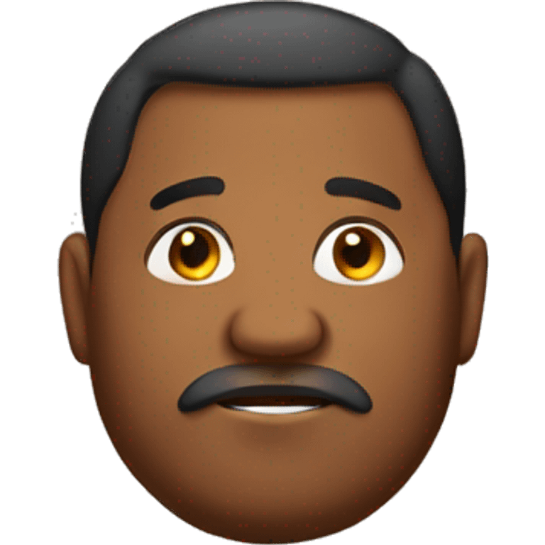 fat brown man emoji