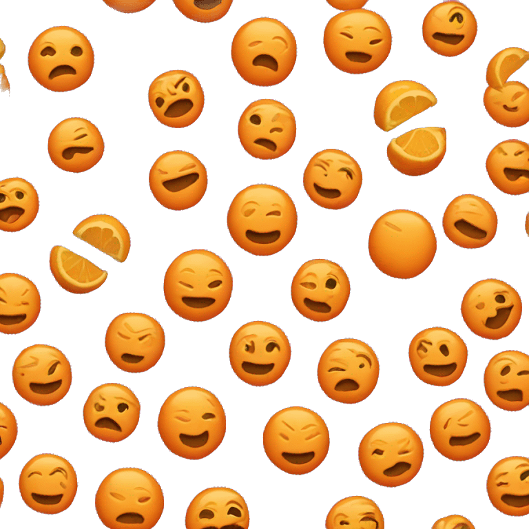 Orange paley up emoji