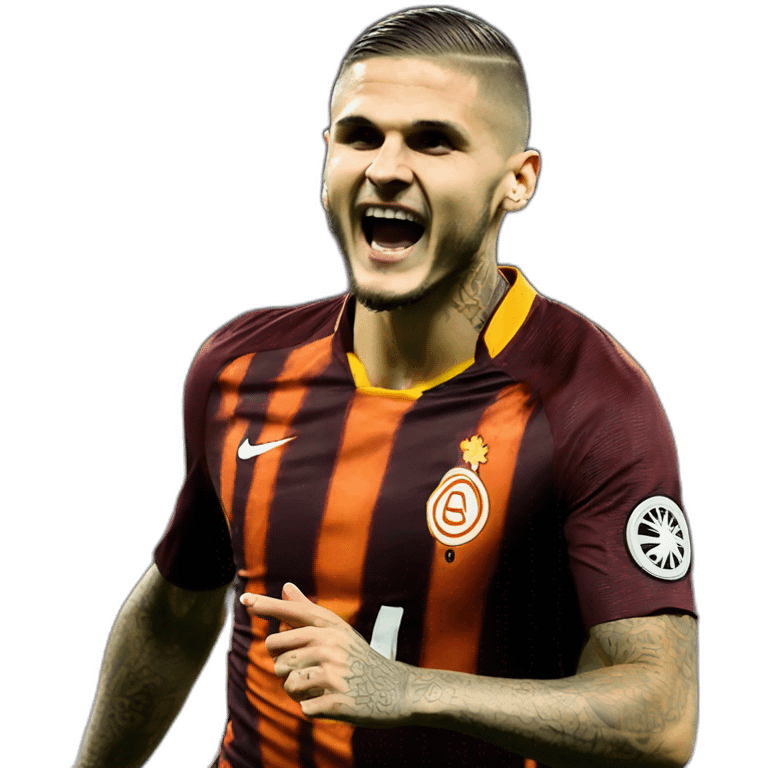 Galatasaray Mauro Icardi Goal Celebration Pose emoji