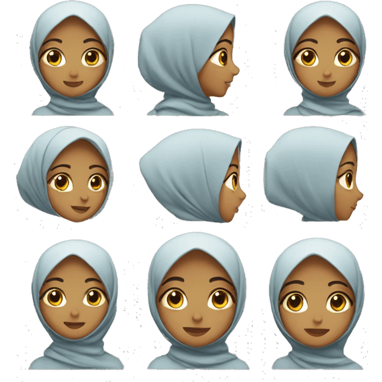 Hijab girl emoji