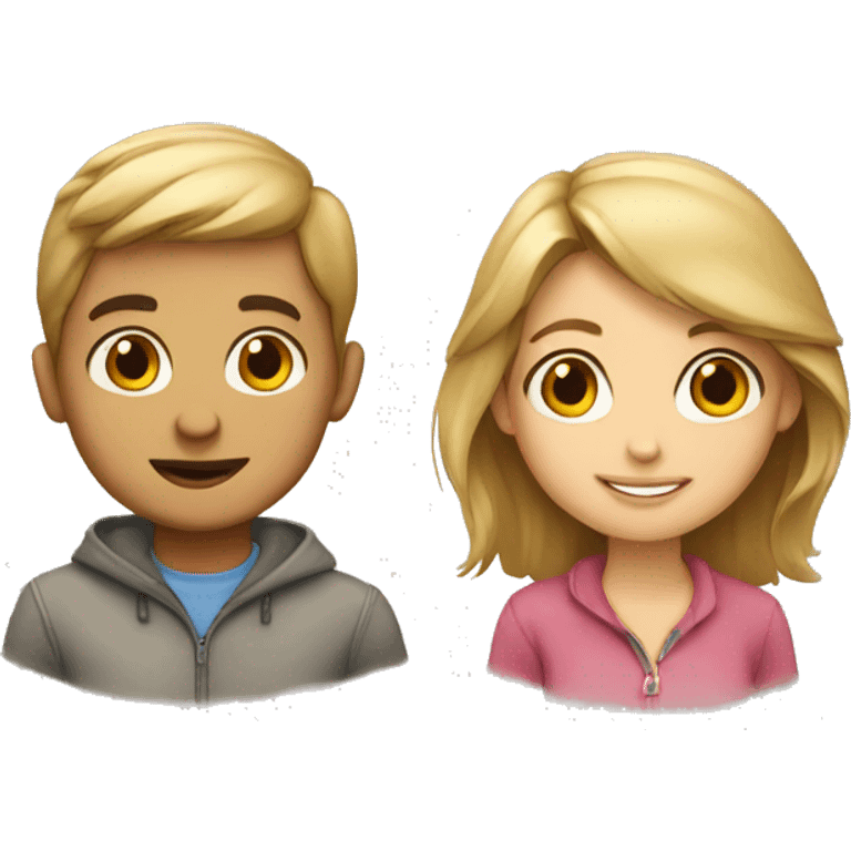 Boy and girl  emoji