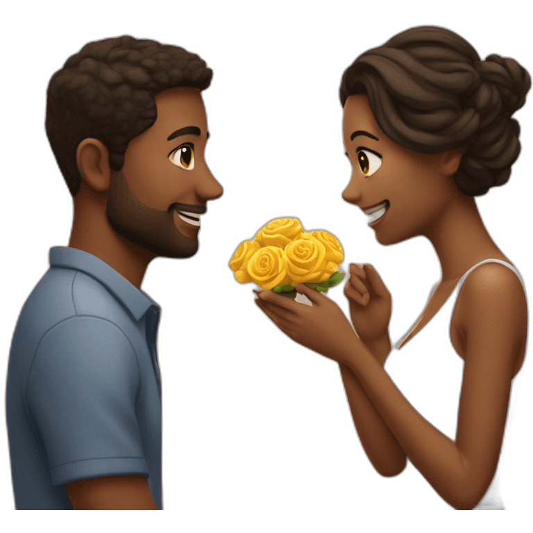 Propose with girlfriend emoji