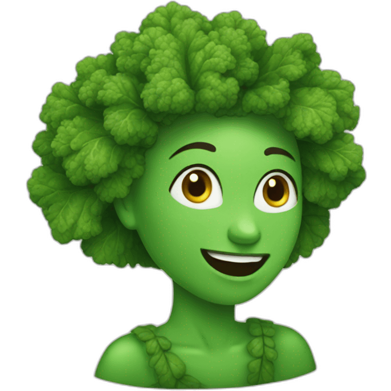 Kale vrouw emoji