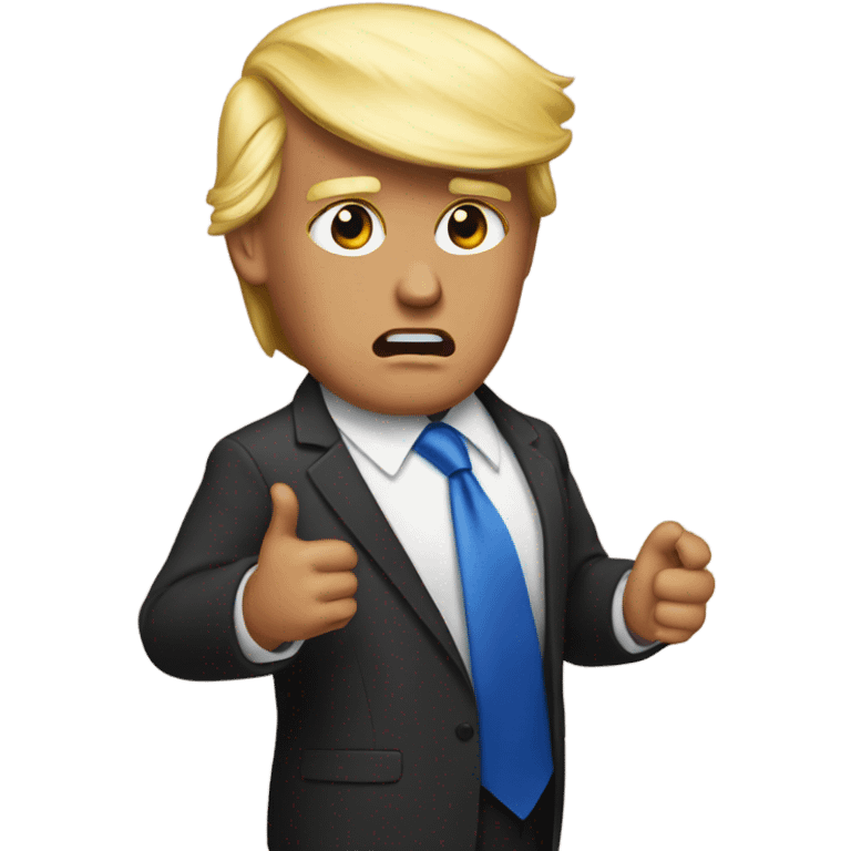 Trump saying sorry Riley  emoji