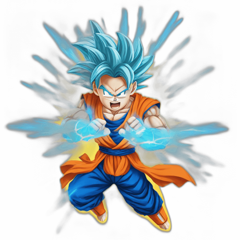 goku super saiyan with rays emoji