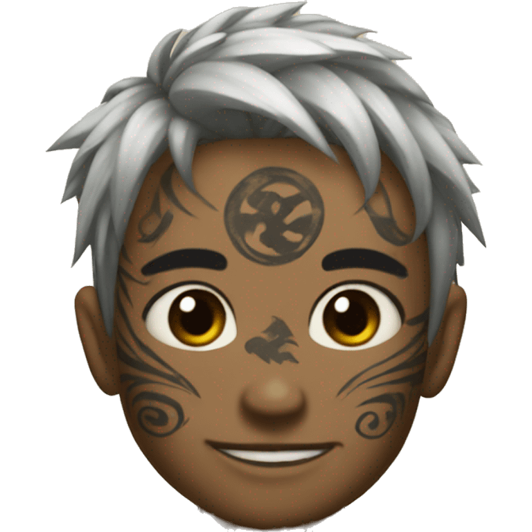 Sukuna with tattoos  emoji