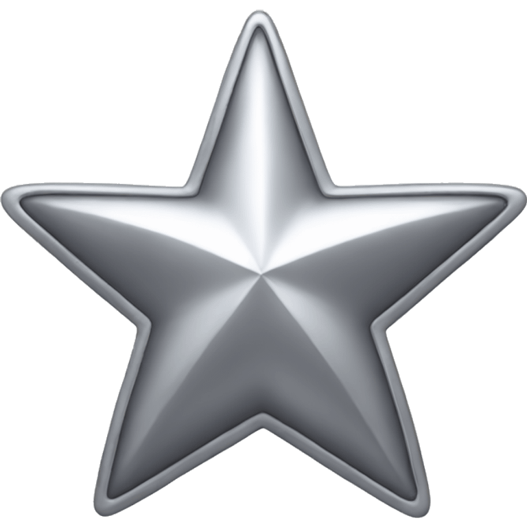 Silver star emoji