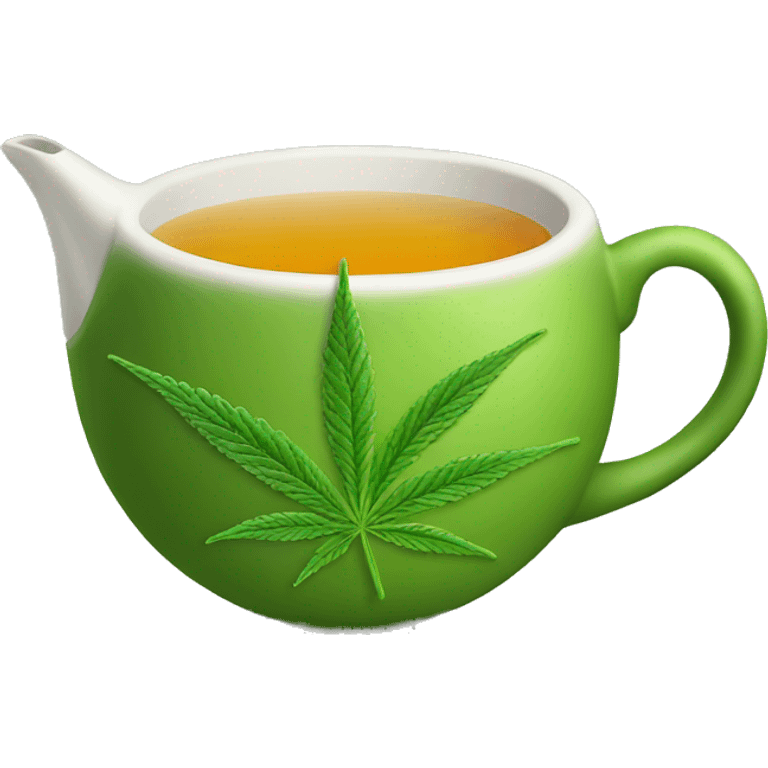 Cannabis tea emoji