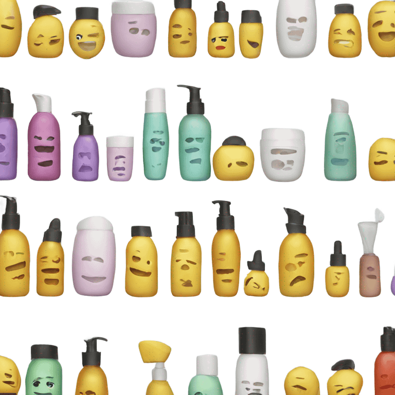 skincare bottles emoji