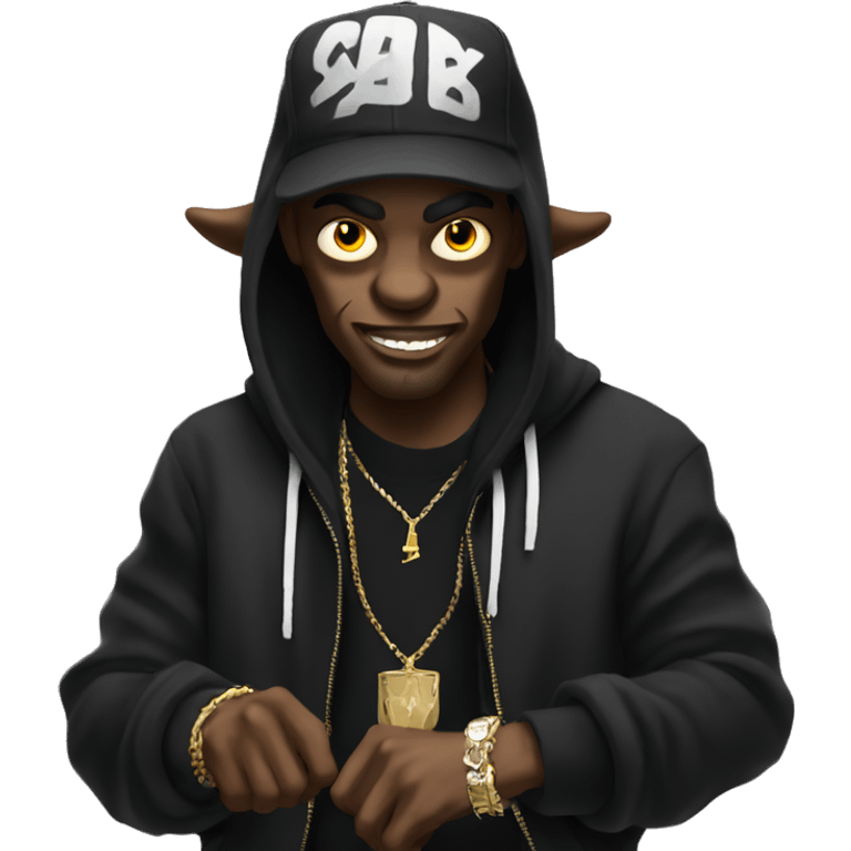 Demon rapper emoji