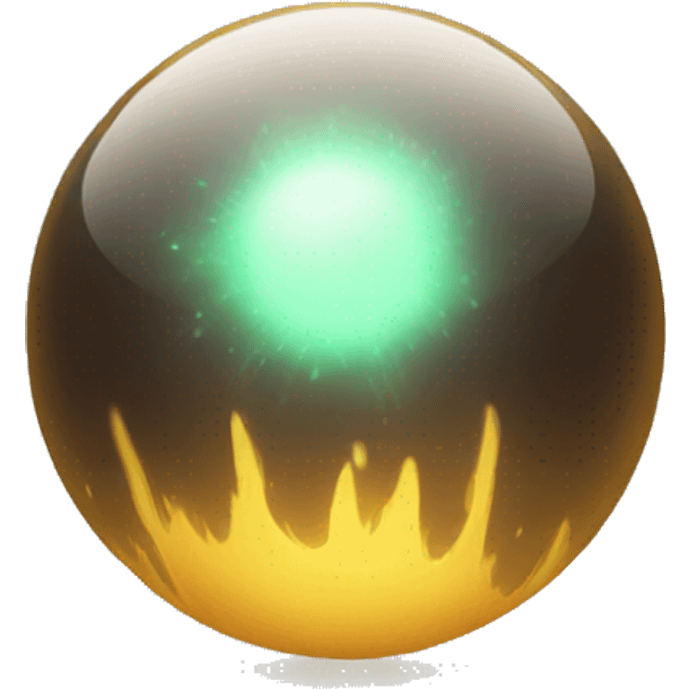 Glowing orb emoji