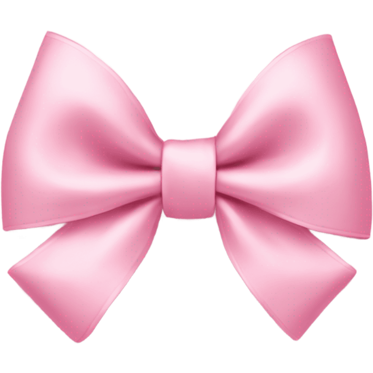 light pink bow on light pink bow emoji