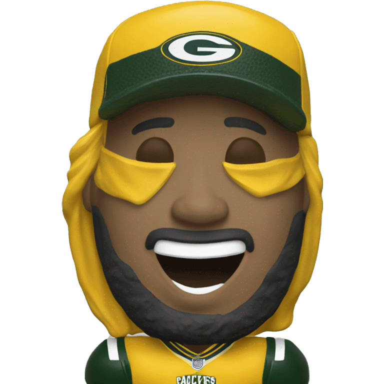 Green Bay Packers bobblehead emoji