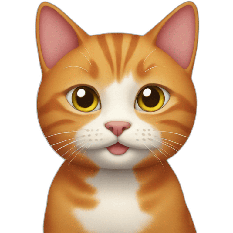 ginger cat full of tuna emoji