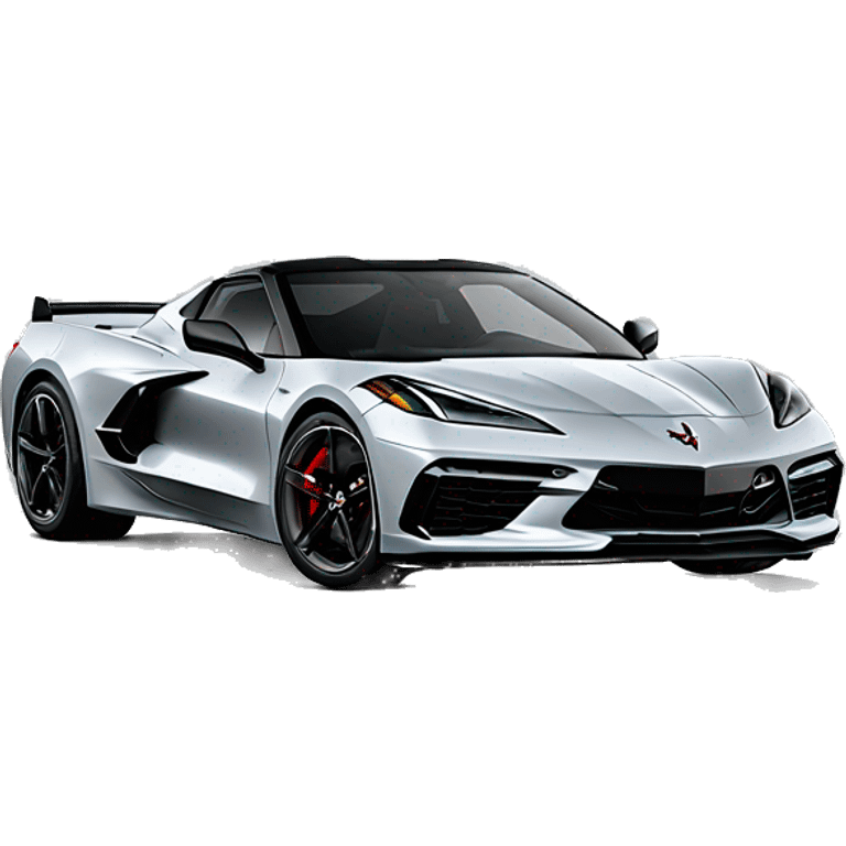 c8 corvette in grey emoji