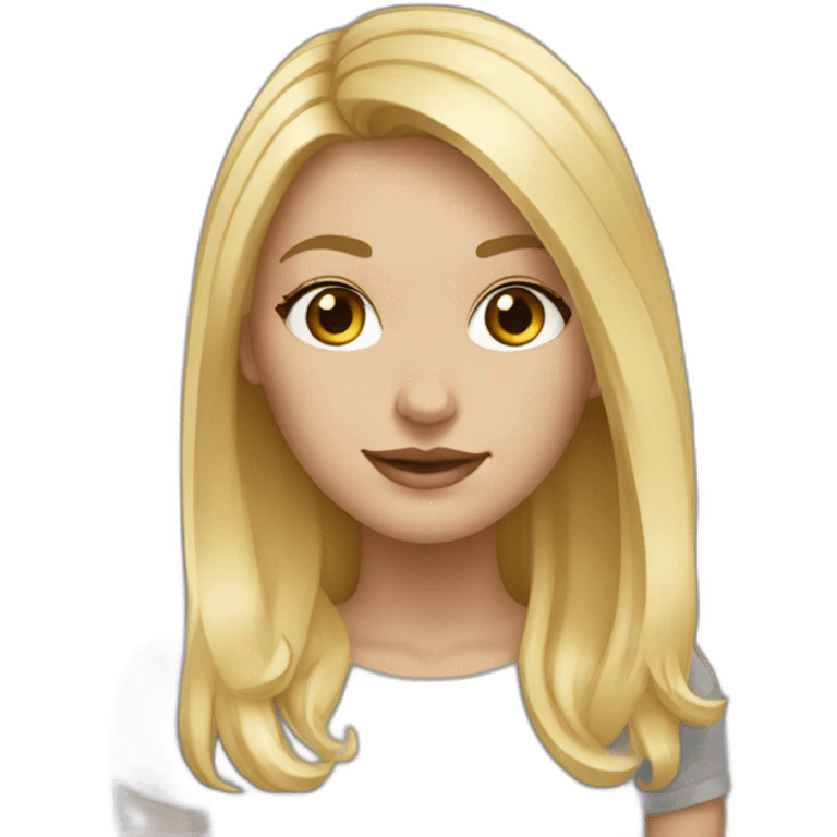 white-girl-blonde-hair emoji