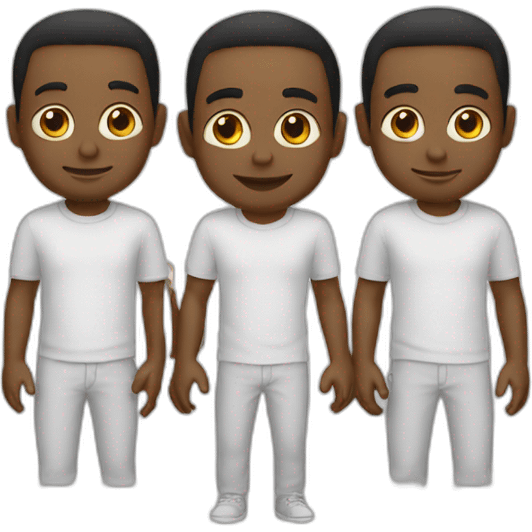 3 white sons emoji