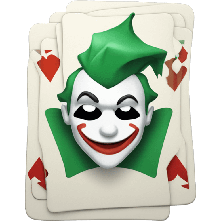 Joker card color  emoji