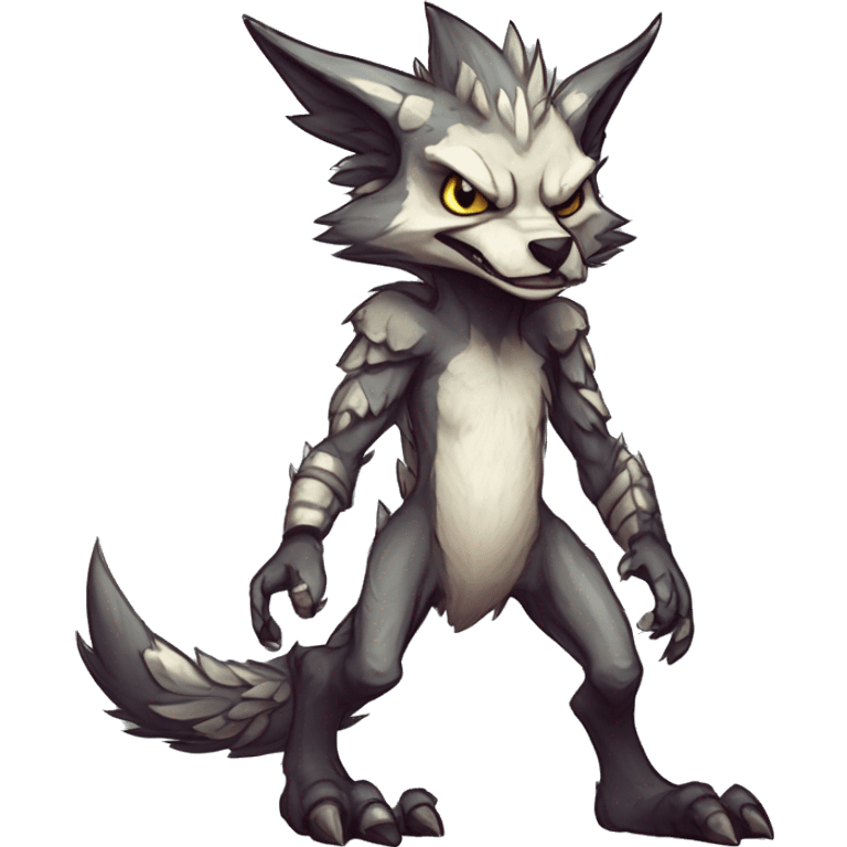 Cute Protogen-vernid-sergal-wickerbeast by griffsnuff & LiLaiRa & Falvie full body  emoji