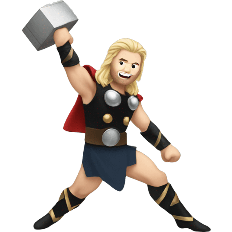 thor in a ballet dance  emoji