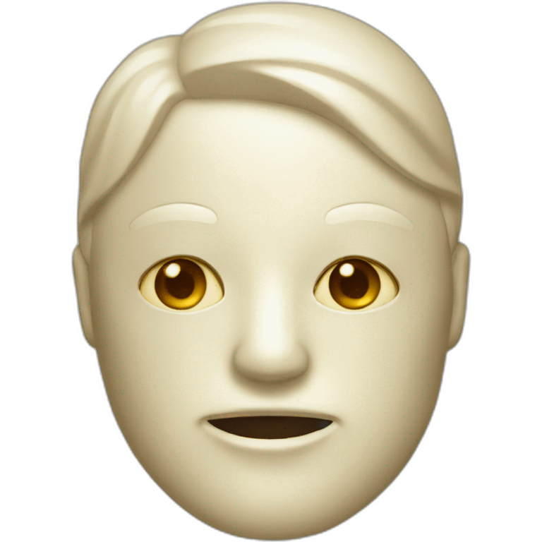 Cream mask emoji