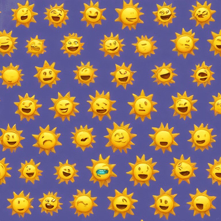 Sun emoji