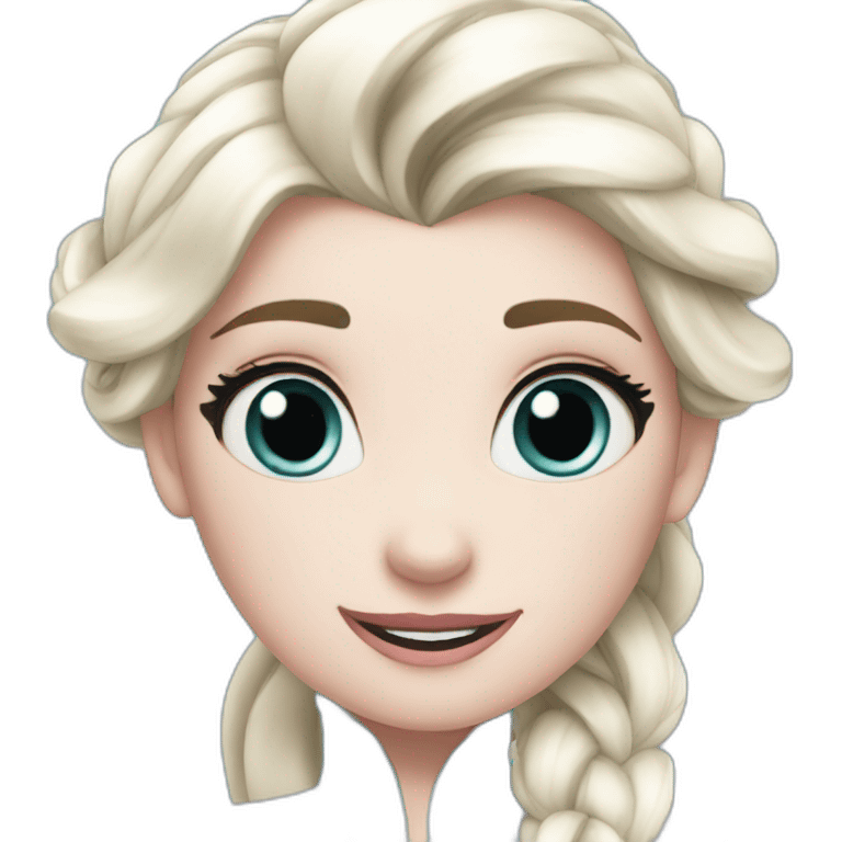 Elsa frozen emoji