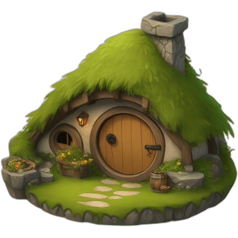 A hobbit hole emoji