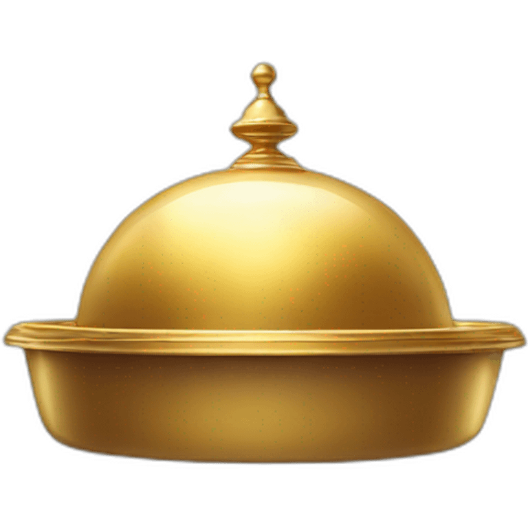 golden dome cover dish emoji