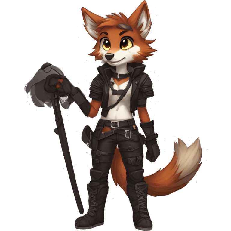 Edgy anthro furry by Falvie, LiLaiRa, griffsnuff, AngieWolf emoji