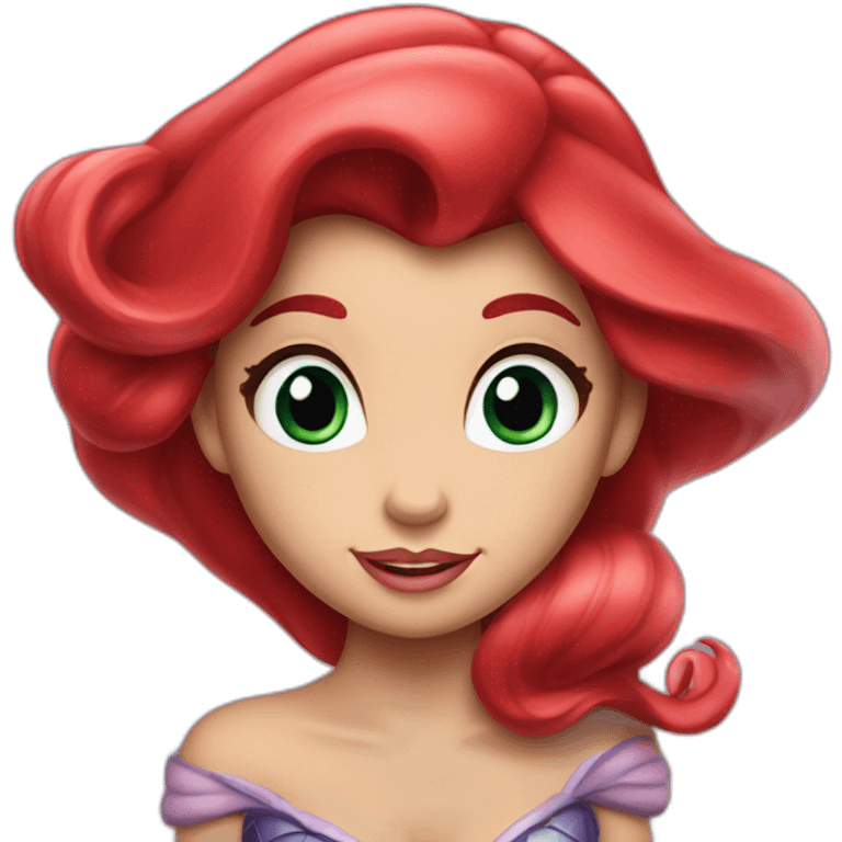 the little mermaid ariel emoji