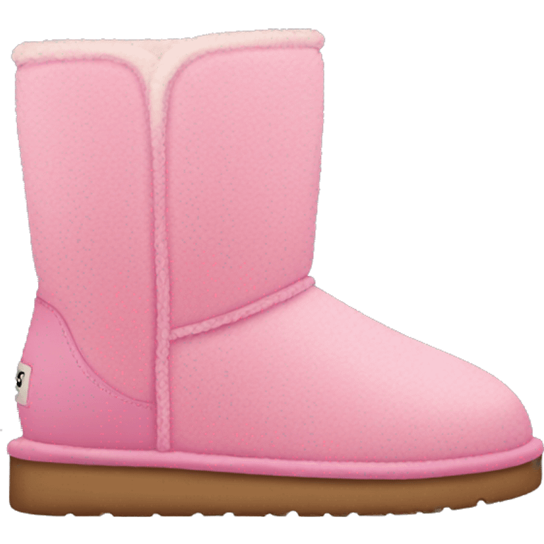 Pink ugg emoji