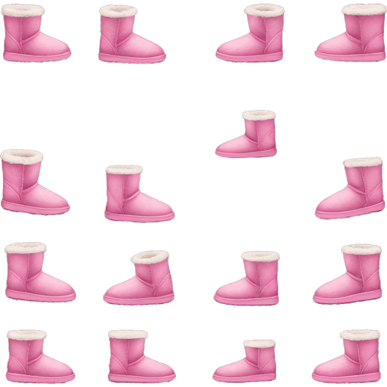 Pink ugg slippers emoji