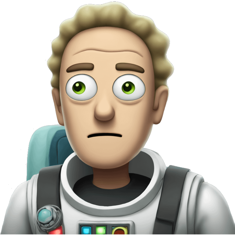 Rick and Morty in space  emoji