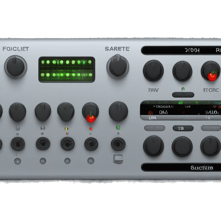 Focusrite Scarlett interface emoji