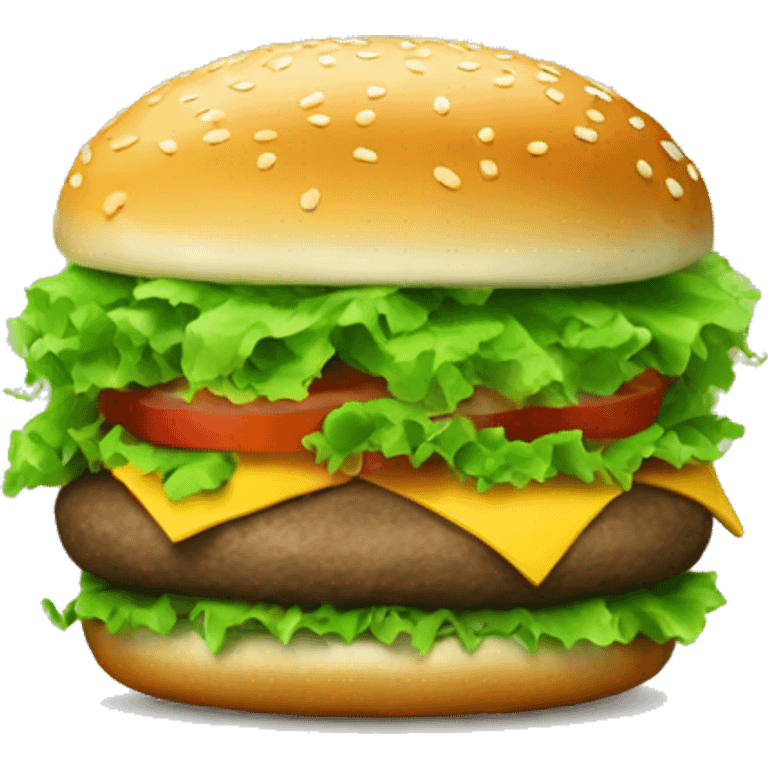 Hamburger green  emoji