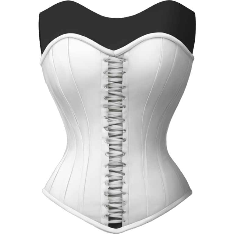 White corset emoji