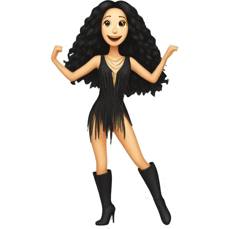 Cher dancing  emoji