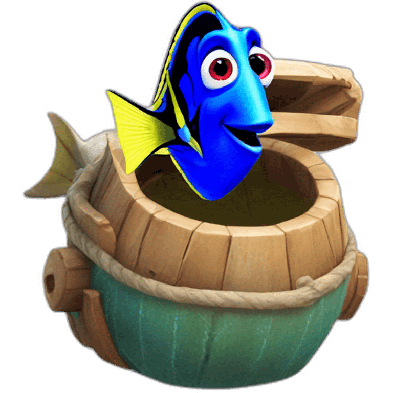 finding dory playing fortnite emoji